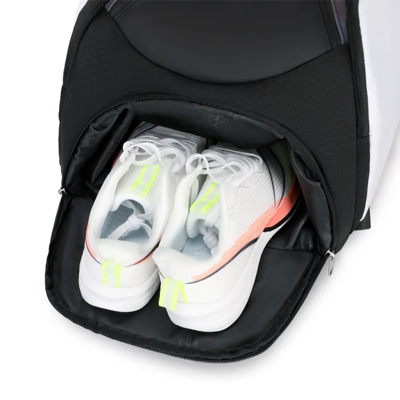 ZUOFEIFAN Fabric Backpack Unisex Black & White-3
