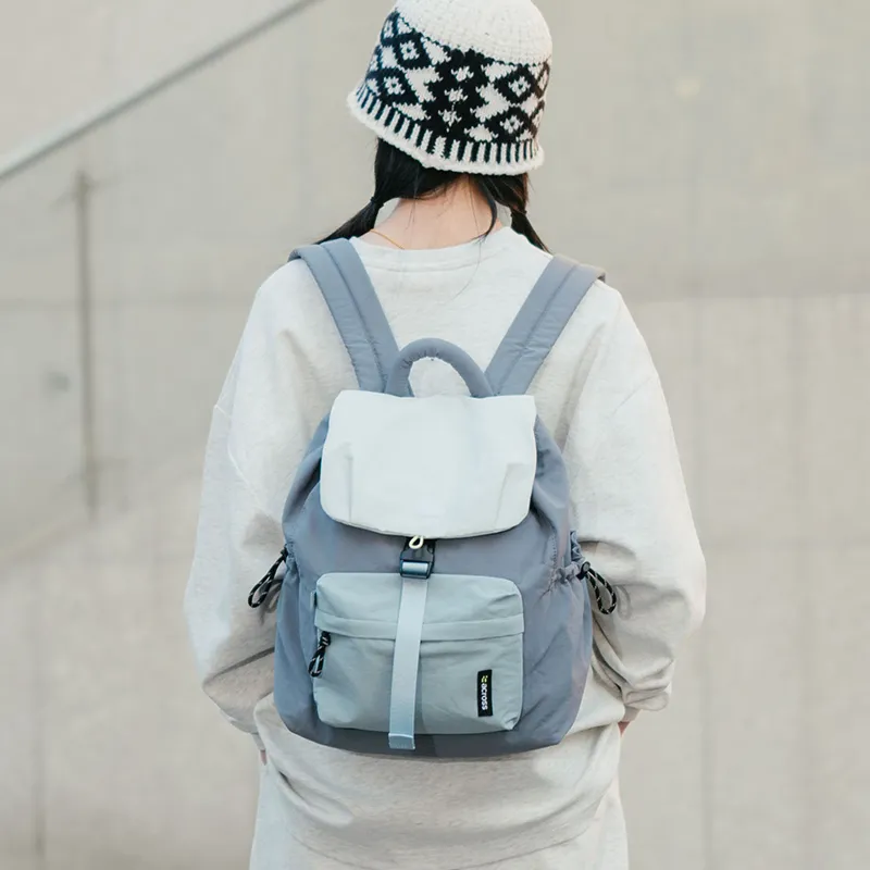 ACROSS Polyester Backpack Unisex Multicolor-2