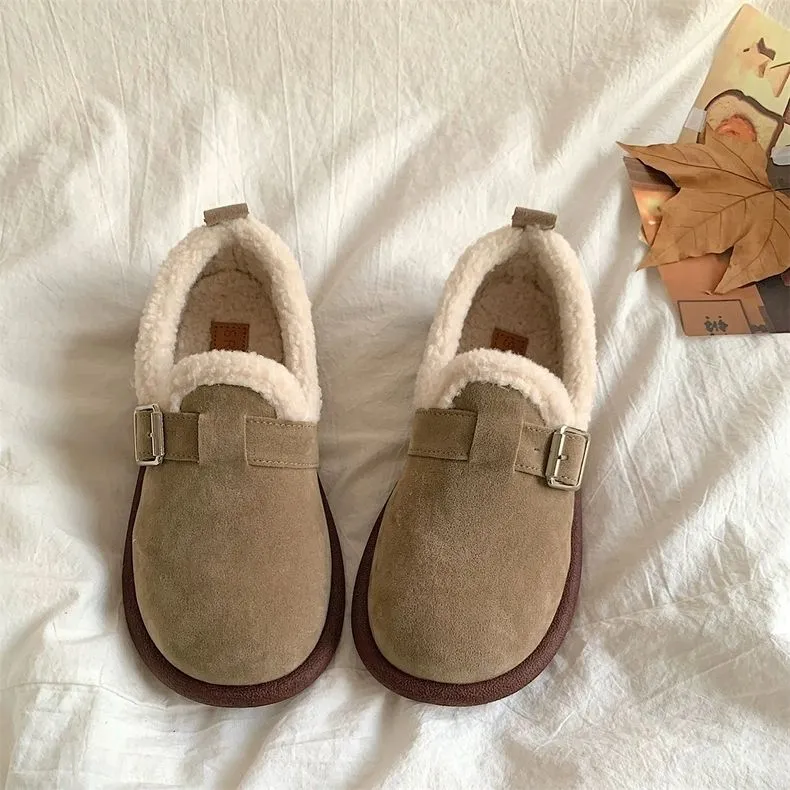 Qiao Anju Home Slippers Brown Gray-6