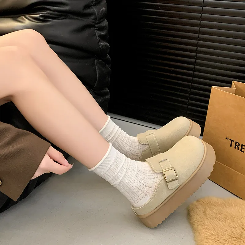 Qiao Anju Home Slippers Brown, Beige-9