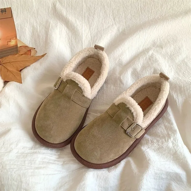 Qiao Anju Home Slippers Brown Gray-7