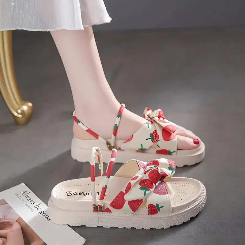 Qiao Anju Slippers Strawberry, Pineapple-1