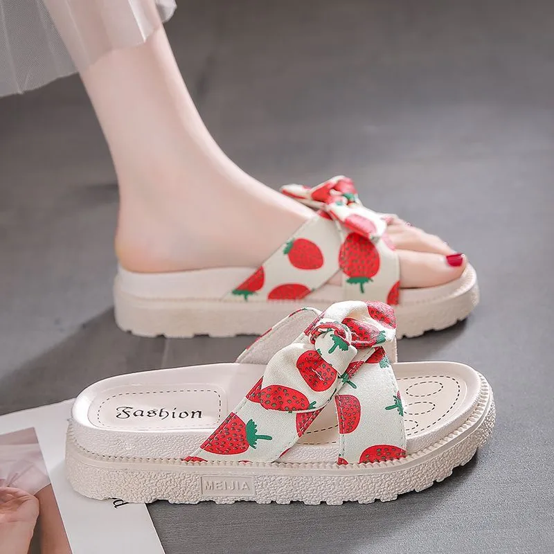 Qiao Anju Slippers Strawberry, Pineapple-1