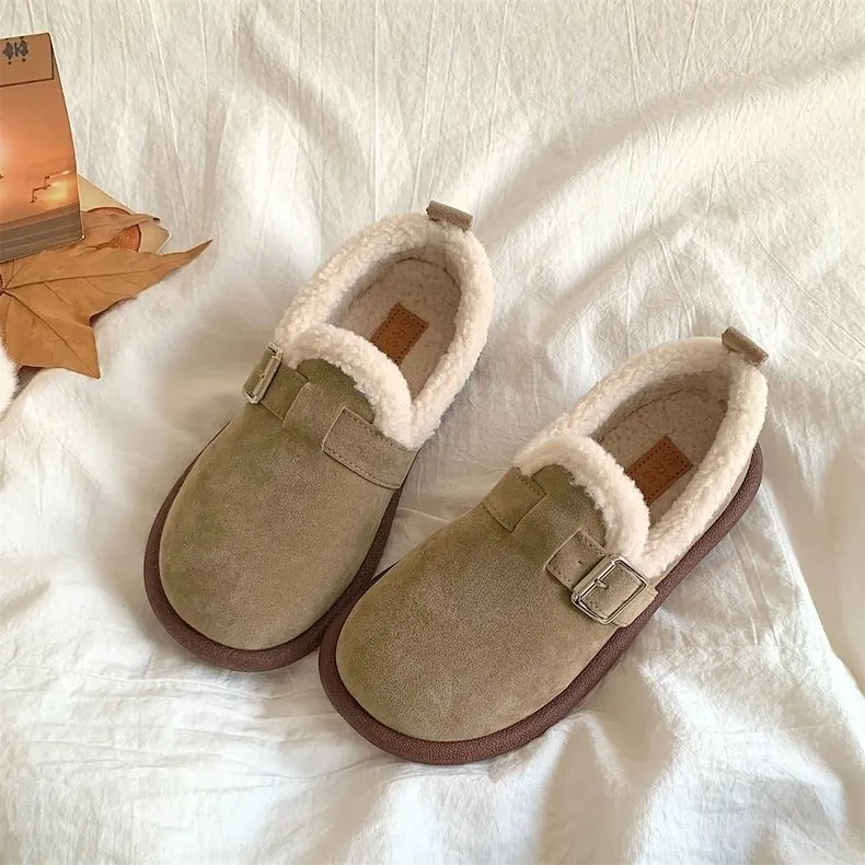 Qiao Anju Home Slippers Brown Gray-8