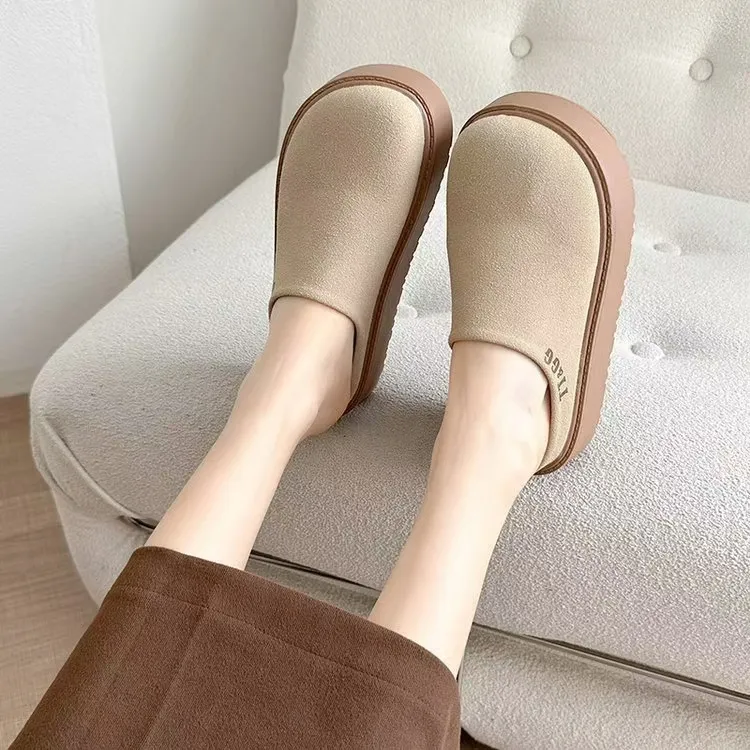 Qiao Anju Home Slippers Brown, Beige-7