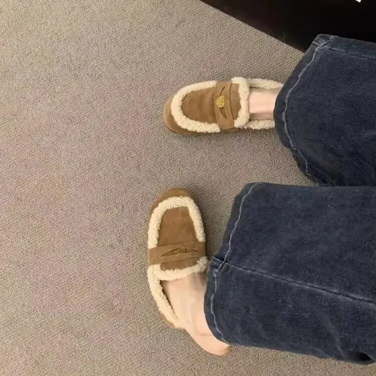 Qiao Anju Home Slippers Chestnut, Coffee-1