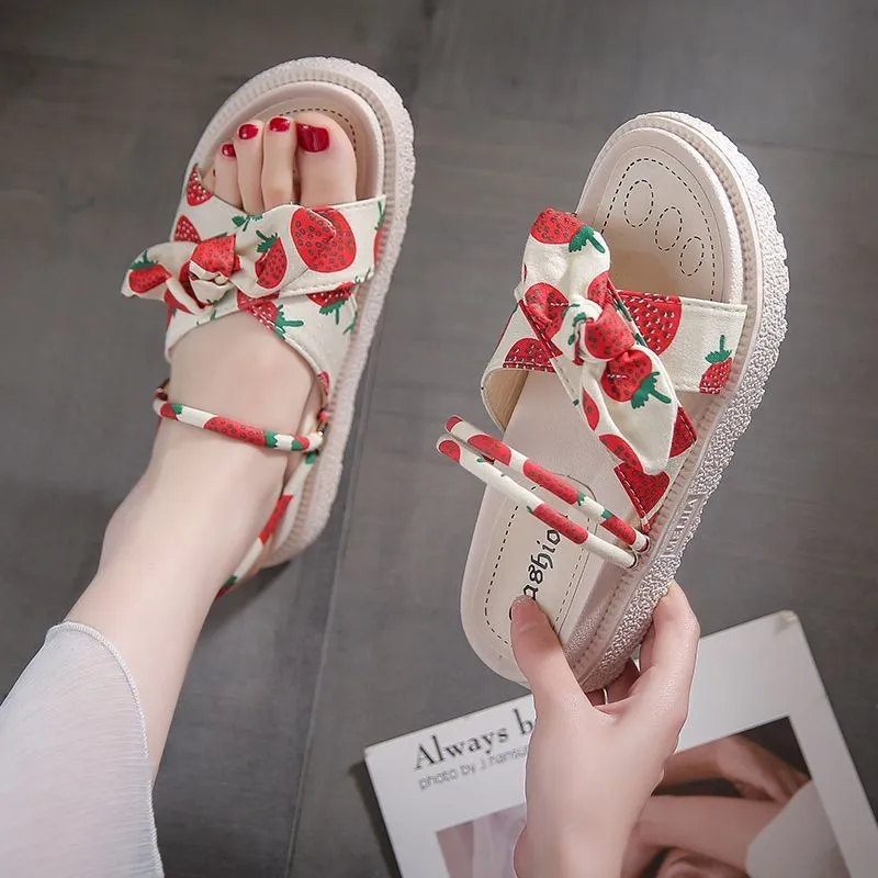 Qiao Anju Slippers Strawberry, Pineapple-3