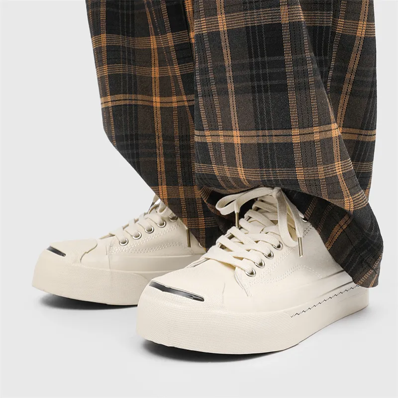 BEN SHERMAN Wear resistant And Lightweight Low Top Canvas Shoes Unisex-9