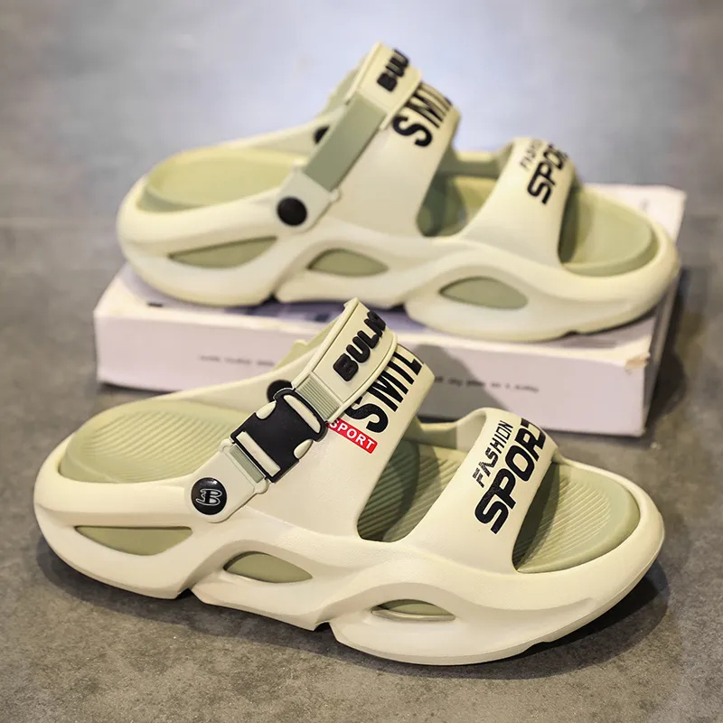 BEN SHERMAN EVA Quiet Slip Resistant Odor Resistant Abrasion Resistant Massage Cushioning Slide Slippers Unisex-23