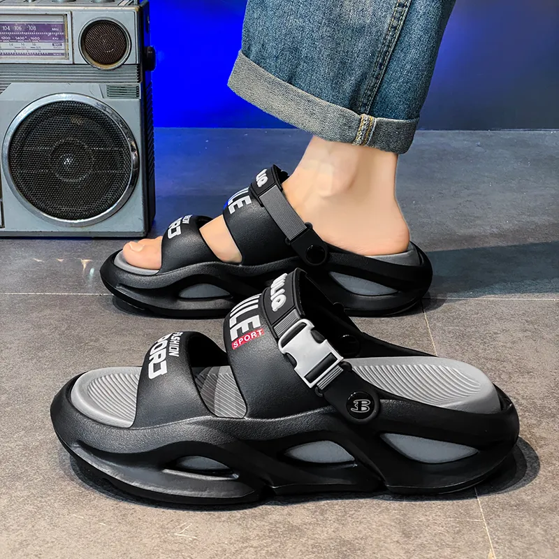 BEN SHERMAN EVA Quiet Slip Resistant Odor Resistant Abrasion Resistant Massage Cushioning Slide Slippers Unisex-30