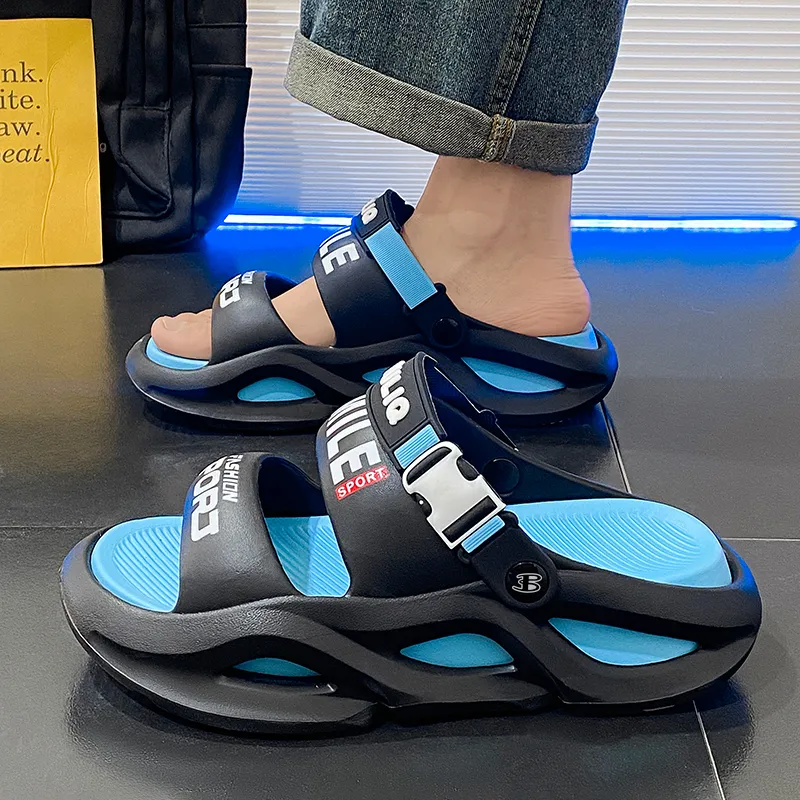 BEN SHERMAN EVA Quiet Slip Resistant Odor Resistant Abrasion Resistant Massage Cushioning Slide Slippers Unisex-34