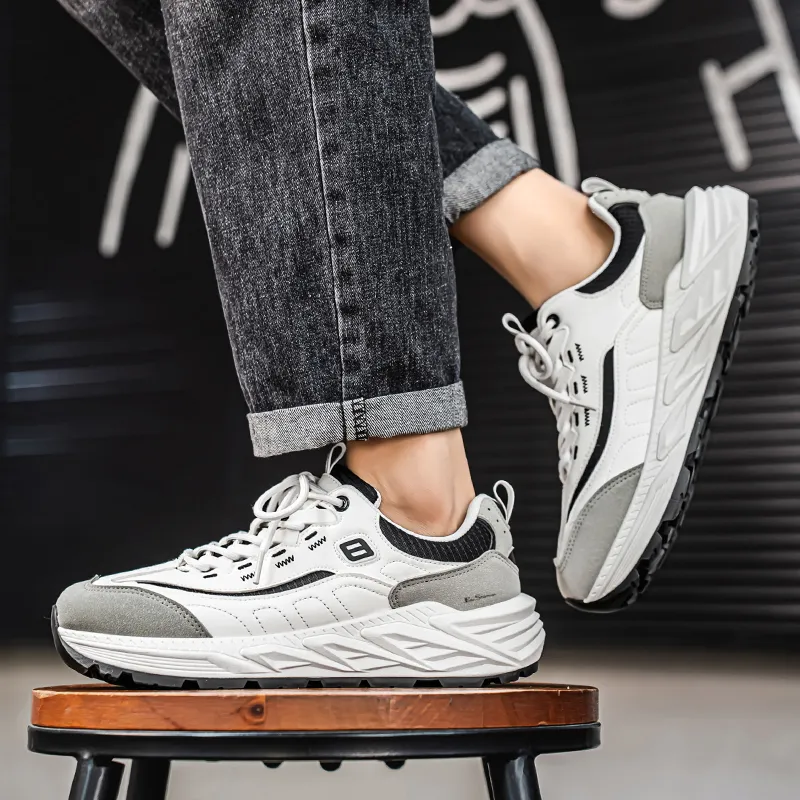BEN SHERMAN Slip Resistant, Abrasion Resistant, Breathable, Height Increasing Low Top Casual Shoes Men's-2