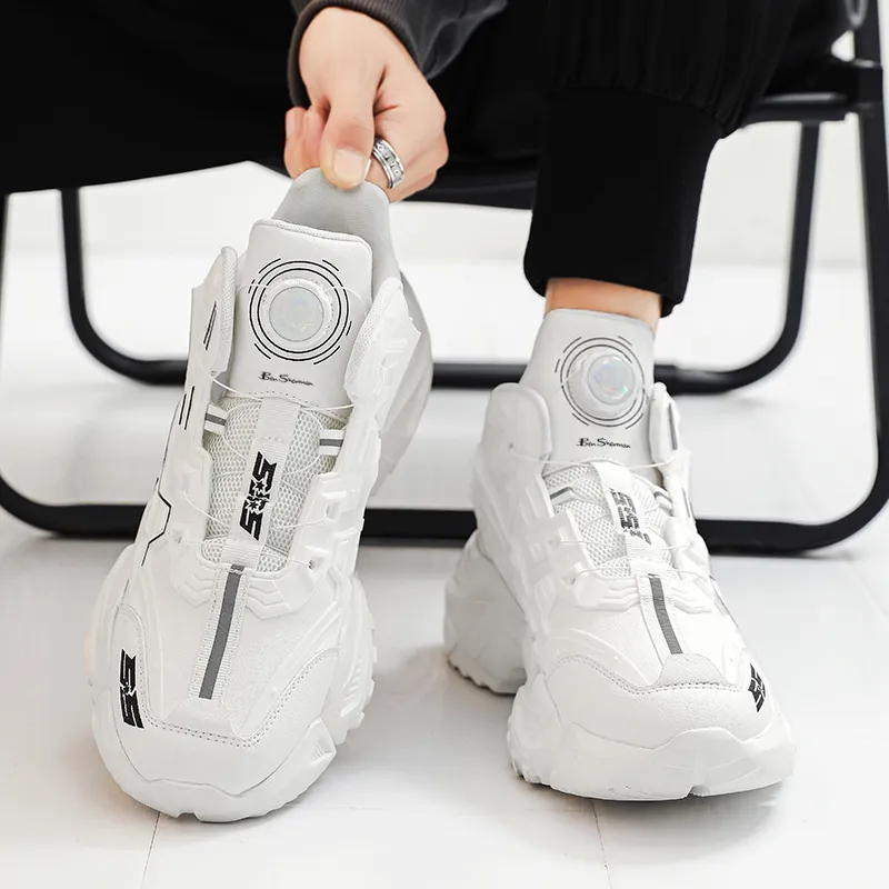 BEN SHERMAN Cushioning Height Increasing Low Top Chunky Sneakers Unisex-6