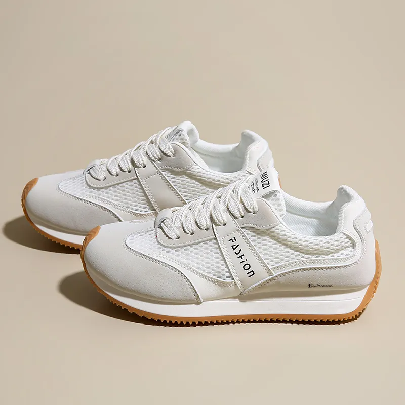 BEN SHERMAN Slip Resistant, Abrasion Resistant, Breathable Low Top Casual Shoes Unisex-9