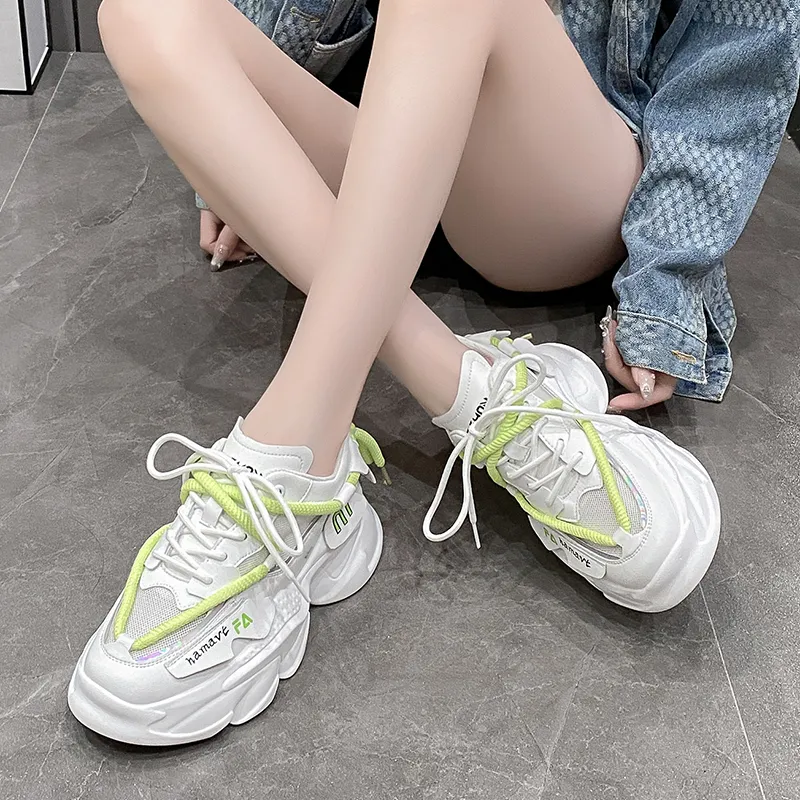 BEN SHERMAN Slip Resistant, Abrasion Resistant, Breathable, Lightweight Low Top Chunky Sneakers Unisex-2