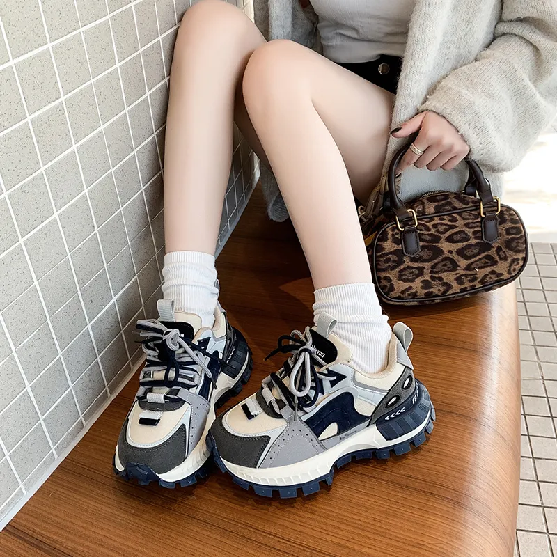 BEN SHERMAN Cushioning And Breathable Low Top Chunky Sneakers Unisex-3