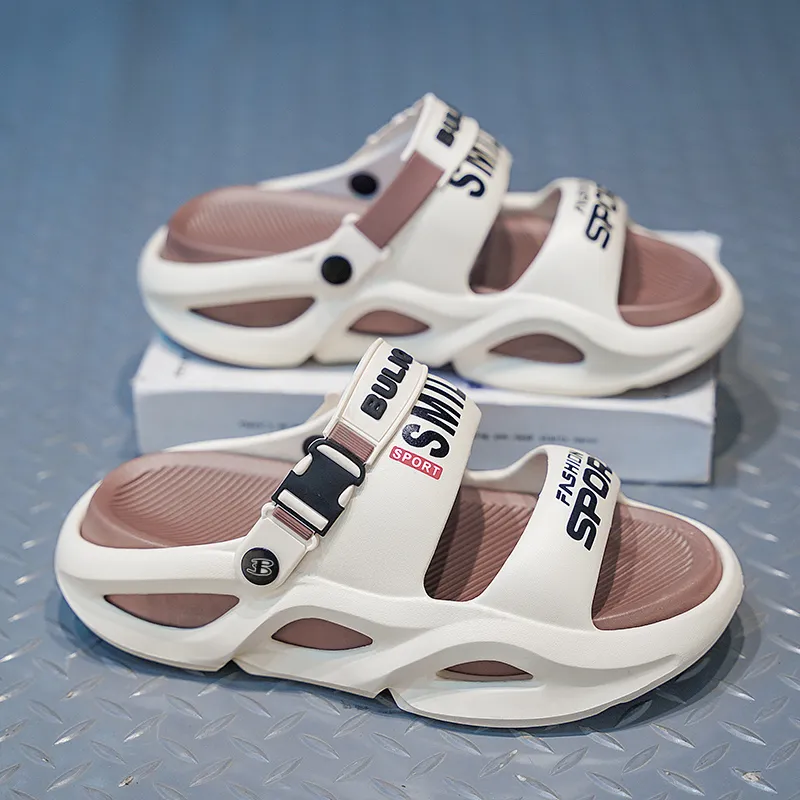 BEN SHERMAN EVA Quiet Slip Resistant Odor Resistant Abrasion Resistant Massage Cushioning Slide Slippers Unisex-15