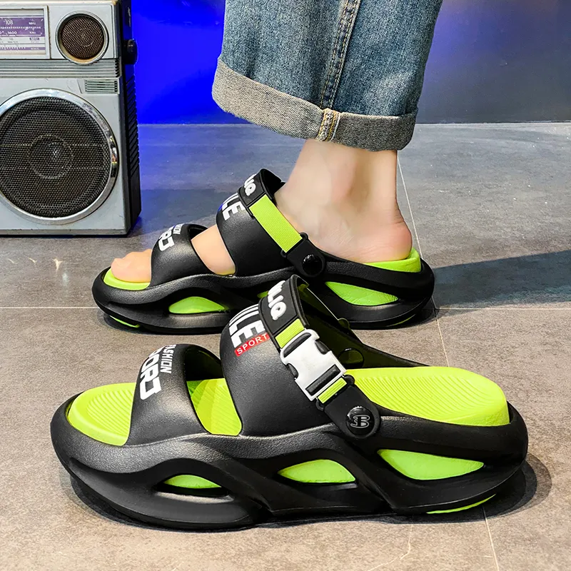 BEN SHERMAN EVA Quiet Slip Resistant Odor Resistant Abrasion Resistant Massage Cushioning Slide Slippers Unisex-42