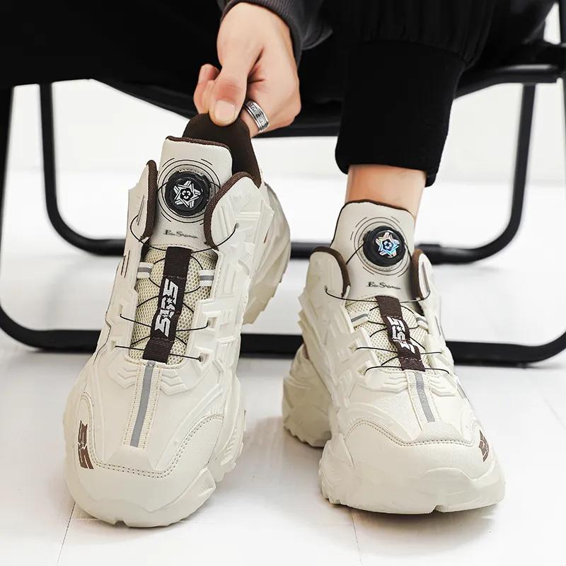 BEN SHERMAN Cushioning Height Increasing Low Top Chunky Sneakers Unisex-2