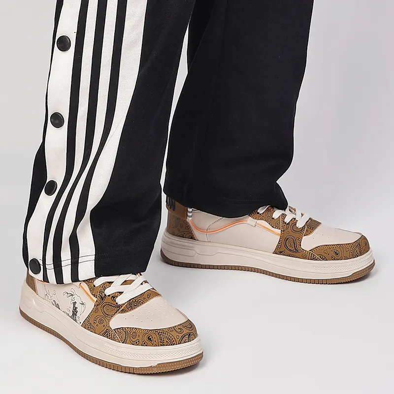 BEN SHERMAN Cushioning And Breathable High Top Skateboard Shoes Men's-3