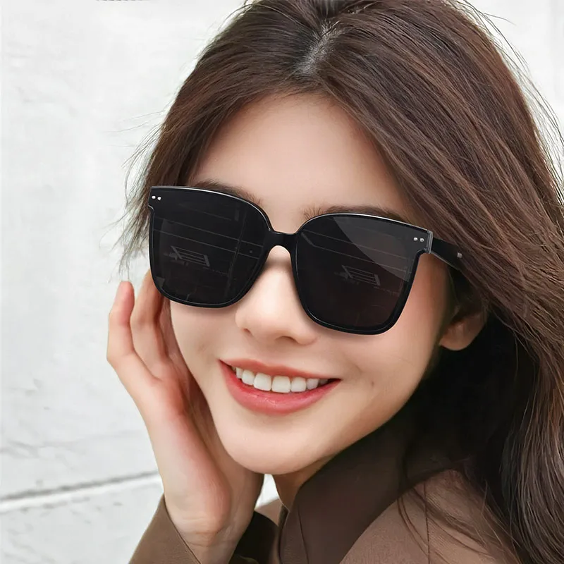 Wood Premium TR/Memory Plastic Square Sunglasses Unisex-1