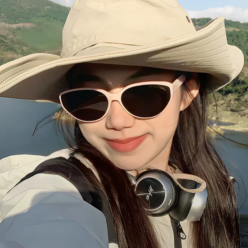 Wood Premium PC Cat Eye Sunglasses Women's-3