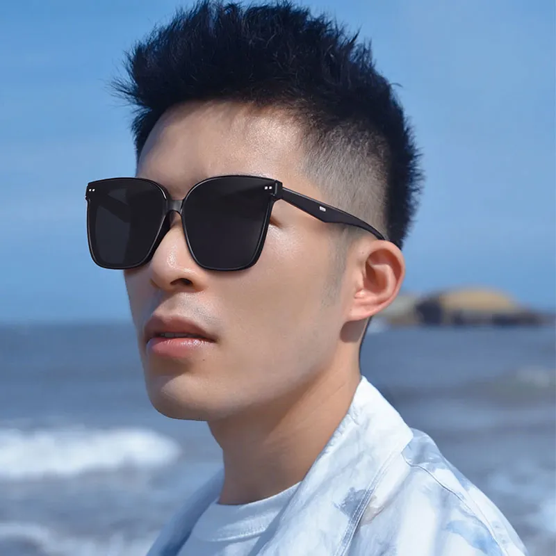 Wood Premium TR/Memory Plastic Square Sunglasses Unisex-2