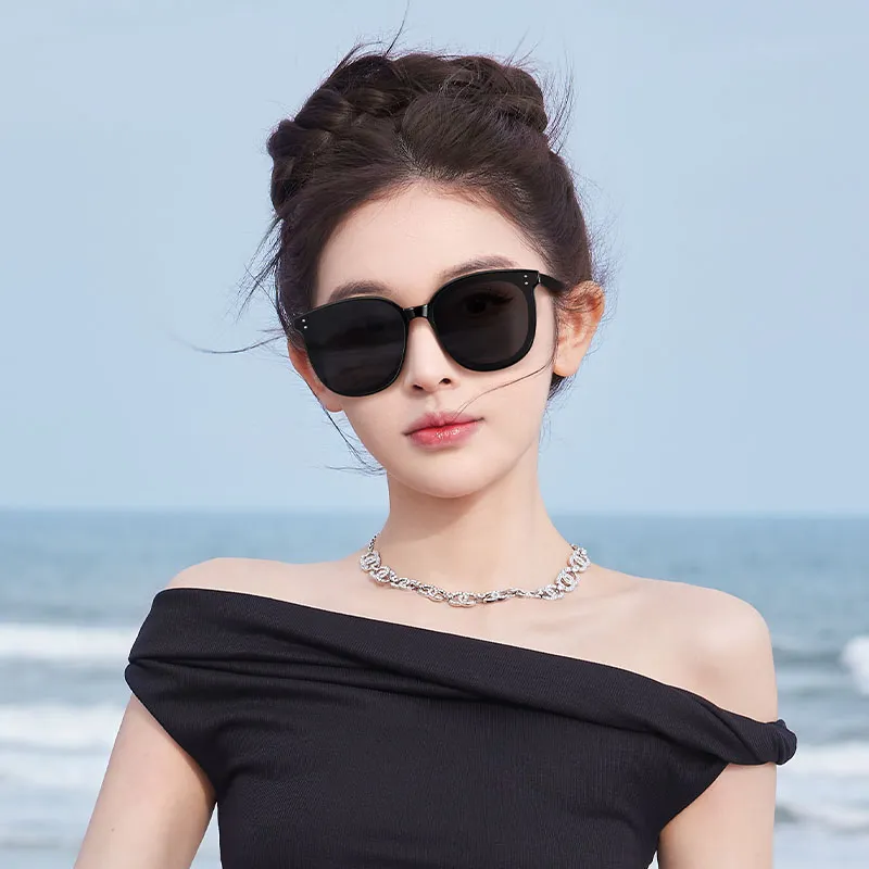 Wood Premium TR/Memory Plastic Square Sunglasses Unisex-3