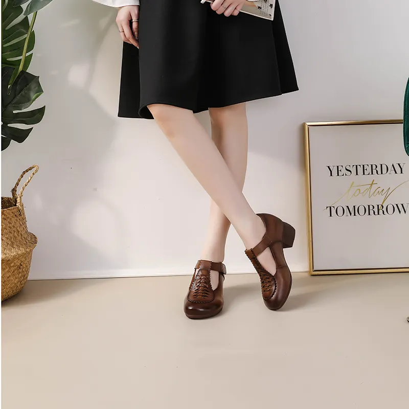 YOUYA BIRD Chunky Heel High Heels Women's-7