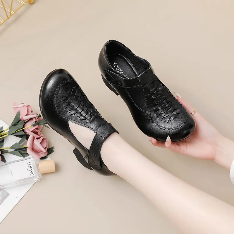YOUYA BIRD Chunky Heel High Heels Women's-15