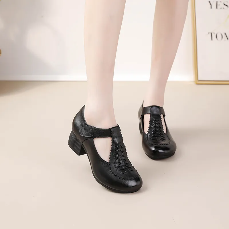 YOUYA BIRD Chunky Heel High Heels Women's-13