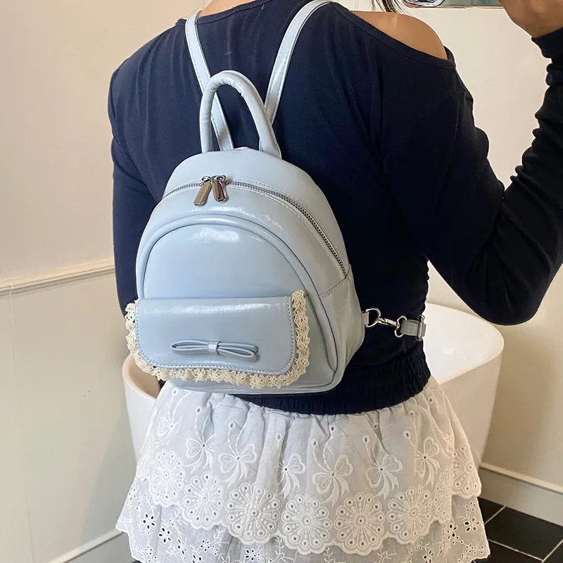 Yi Brigade PU Backpack Women's Multicolor-14