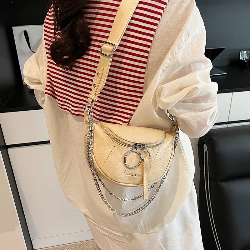 Yi Brigade PU Shoulder Bag Women's Black/White/Silver/Yellow-14