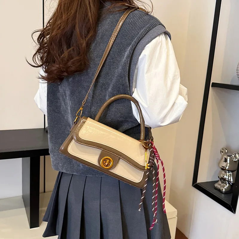 Bansusu PU Handbag Women's Khaki/Coffee/Burgundy/Black-1