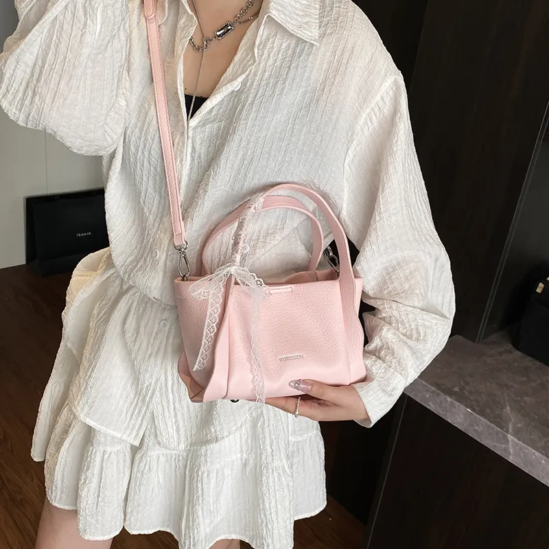 Bansusu PU Handbag Regular Women's White/Pink/Silver/Blue/Black-8