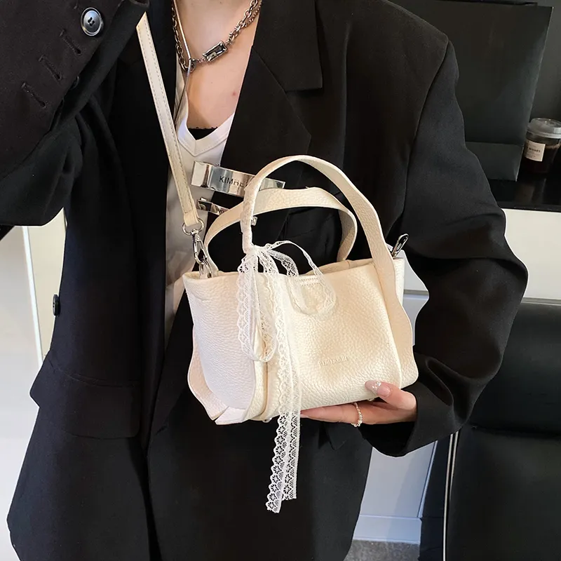 Bansusu PU Handbag Regular Women's White/Pink/Silver/Blue/Black-3