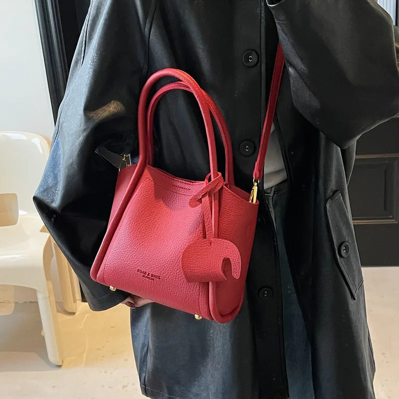 Yi Brigade PU Handbag Regular Women's Ecru/Black/Silver/Pink/Red/Khaki-41