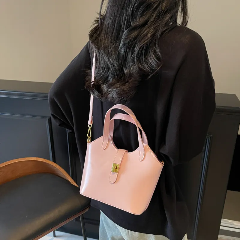 Bansusu PU Handbag Regular Women's Ecru/Pink/Coffee/Black-6