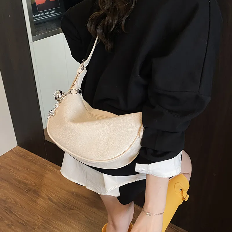 Yi Brigade PU Crossbody Bag, Shoulder Bag Regular Women's Black/White/Yellow/Red-3
