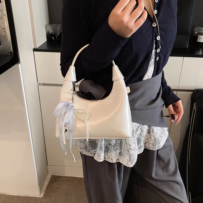 Bansusu PU Shoulder Bag Crossbody Bag Handbag Regular Women's White/Silver/Pink/Black-2