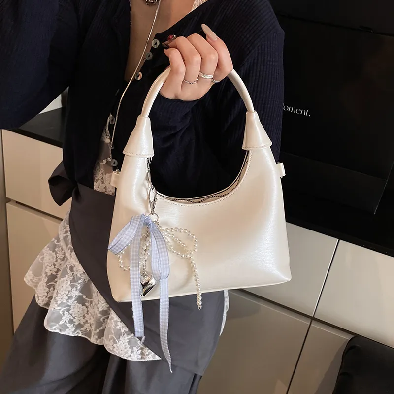 Bansusu PU Shoulder Bag Crossbody Bag Handbag Regular Women's White/Silver/Pink/Black-1