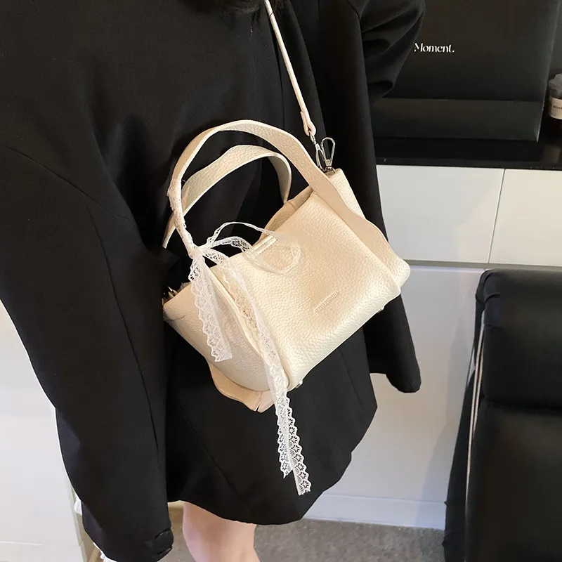 Bansusu PU Handbag Regular Women's White/Pink/Silver/Blue/Black-4
