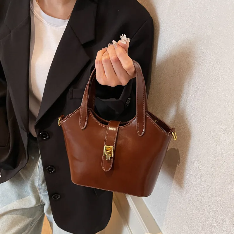 Bansusu PU Handbag Regular Women's Ecru/Pink/Coffee/Black-9