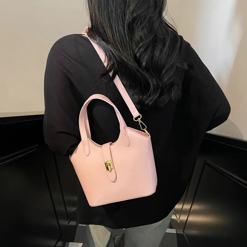 Bansusu PU Handbag Regular Women's Ecru/Pink/Coffee/Black-7