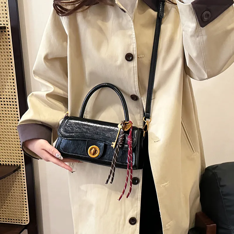 Bansusu PU Handbag Women's Khaki/Coffee/Burgundy/Black-14