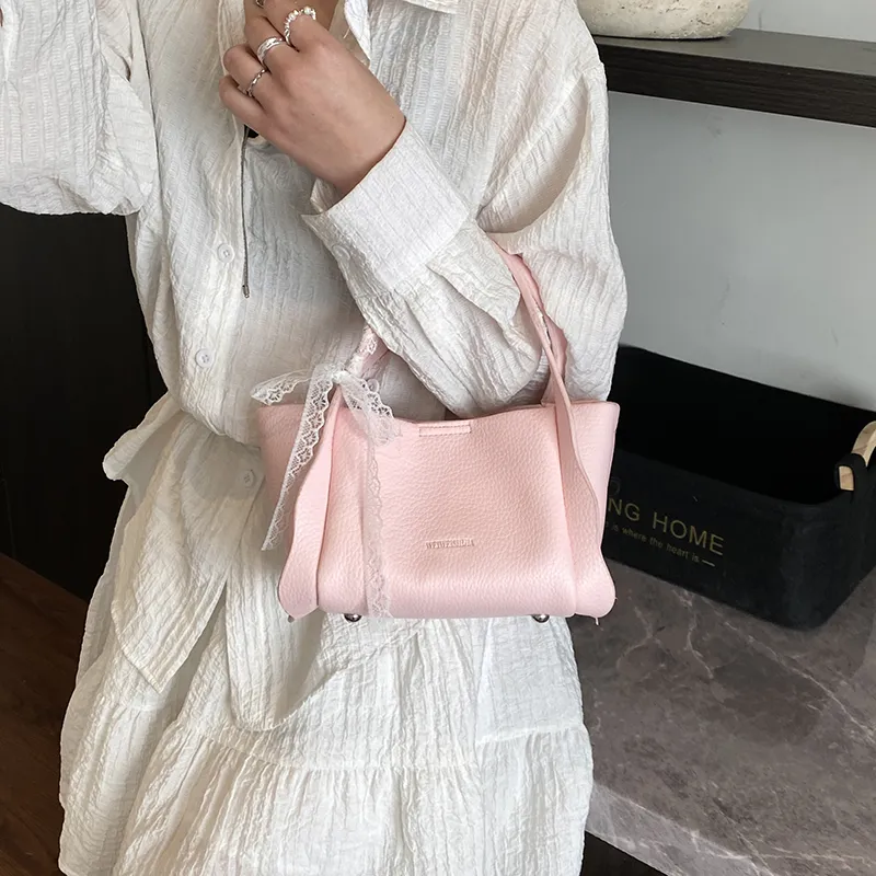 Bansusu PU Handbag Regular Women's White/Pink/Silver/Blue/Black-7