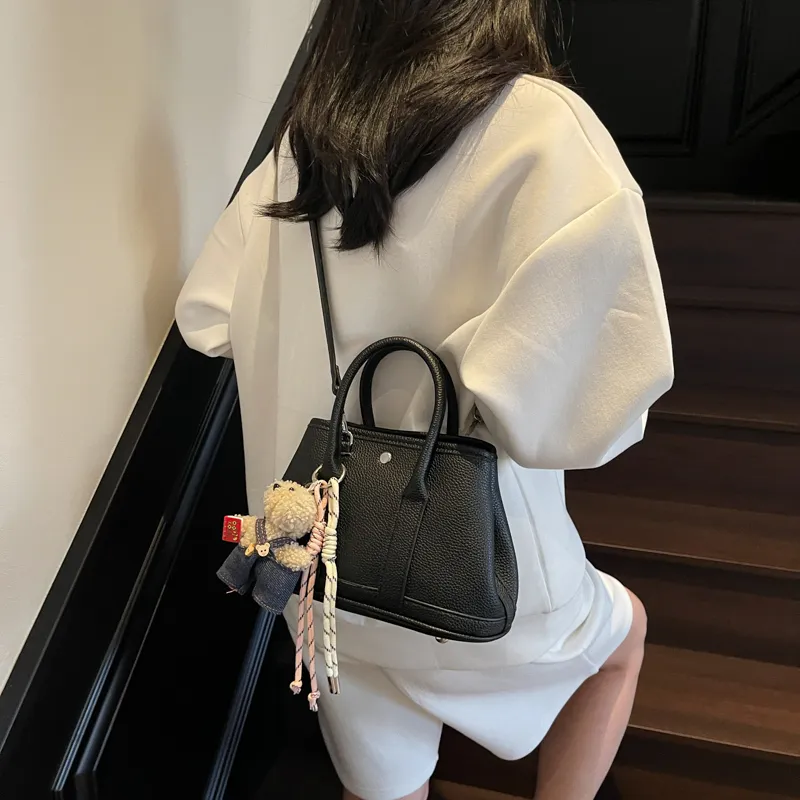 Bansusu PU Handbag Regular Women's White Brown Khaki Pink Red Black Yellow-21