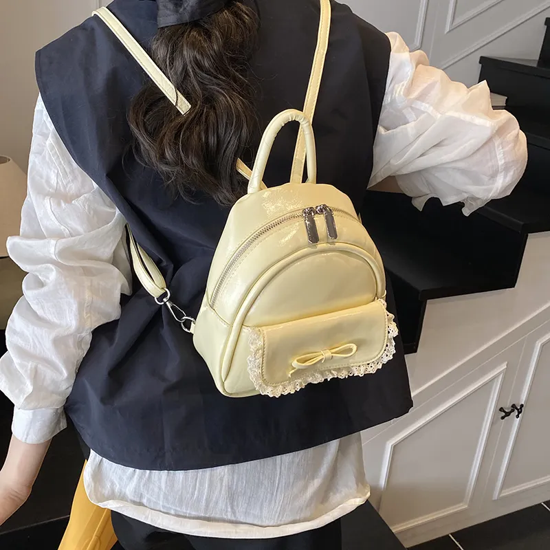 Yi Brigade PU Backpack Women's Multicolor-11