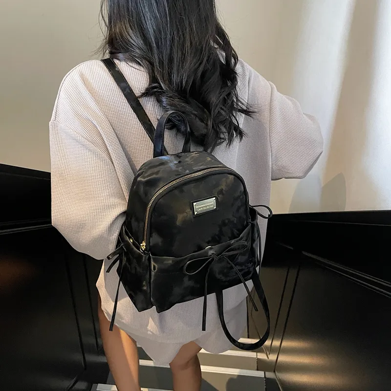Yi Brigade PU Backpack Regular Women's Ecru/Silver/Pink/Black-14