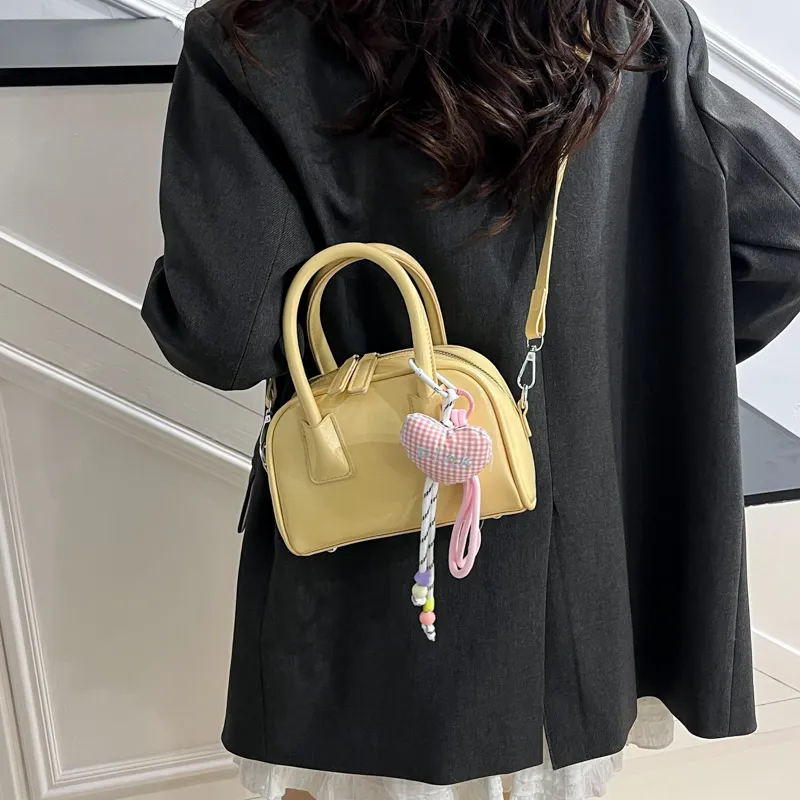 Bansusu PU Boston Bag, Shoulder Bag, Crossbody Bag, Handbag Women's Multicolor-2